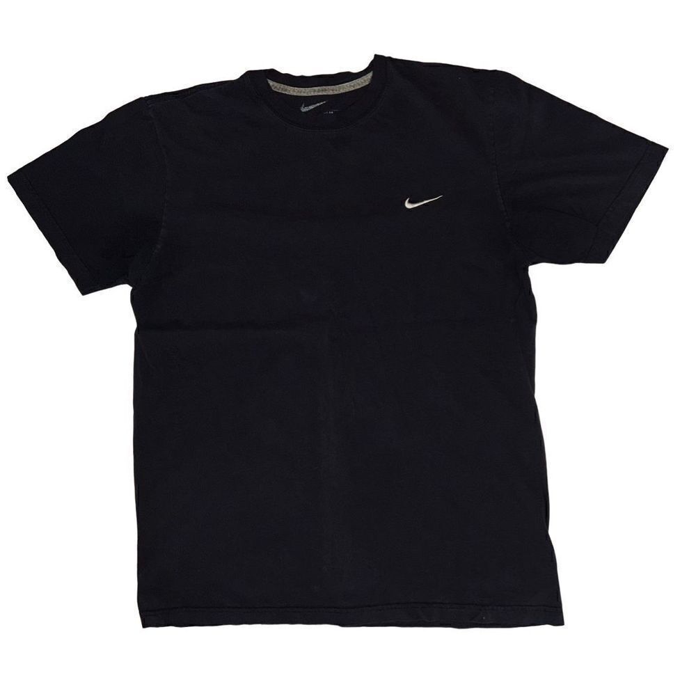 Nike Men's Black T-Shirt Athletic Logo Active Short Sleeve Tee L